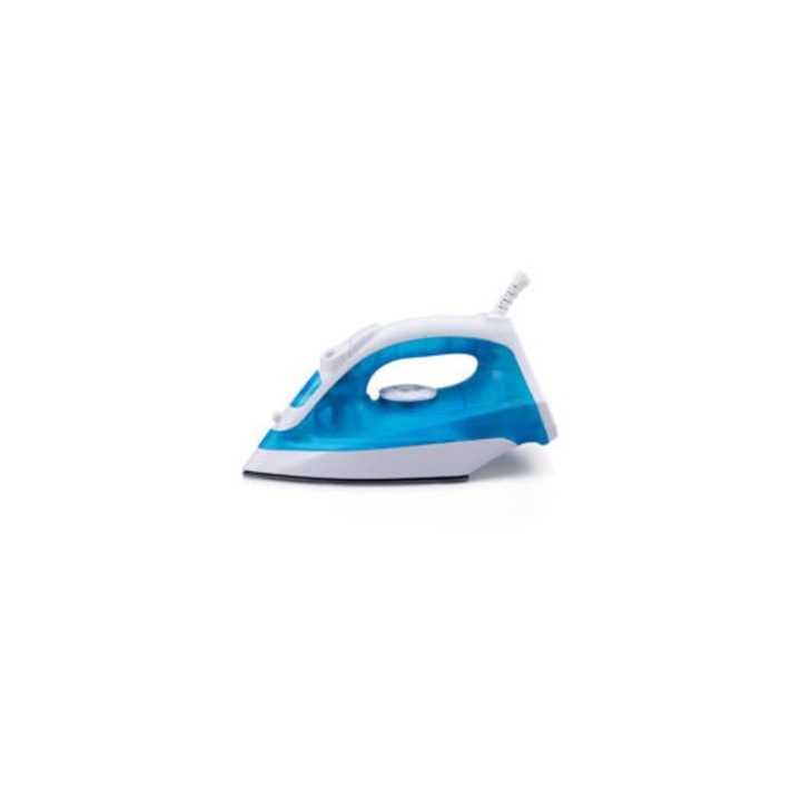 Fier de calcat electric, 1200 W, portabil, usor, albastru, 9.5x10.5x24cm