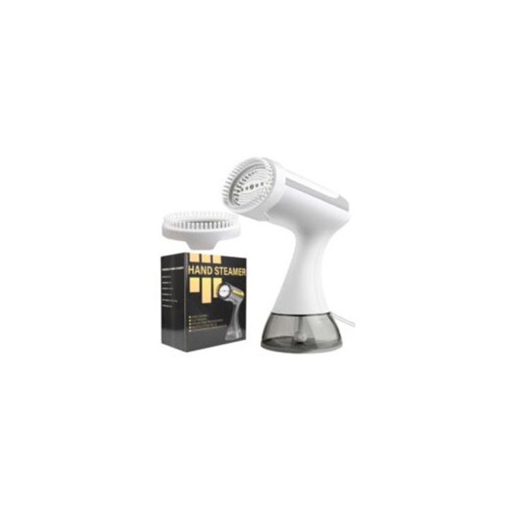Fier de calcat 2 in 1, 1500W, placi ceramice cu incalzire rapida, rezervor 350ml, alb