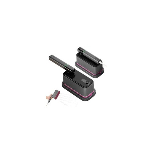 Fier de calcat portabil 1200 W, 2 in 1, abur si uscat, incalzire rapida in 5 secunde, compact, 18.8 cm