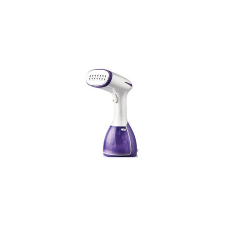 Fier de calcat vertical portabil, 1500W, sistem anti-picurare, violet, 11x11.3x27.6cm