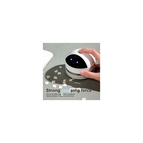 Aspirator mini de masa, portabil, fara fir, reincarcabil, putere mare de aspiratie, design compact, 1200 mAh