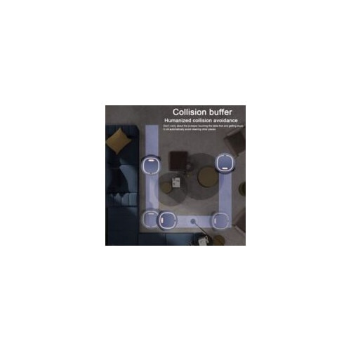 Aspirator robot 3 in 1, 120 minute autonomie, 68mm inaltime, mop integrat, pentru par de animale si praf