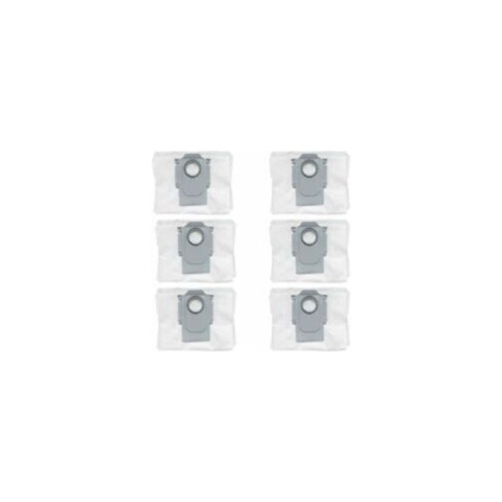 6 darabos porzsák készlet Xiaomi Q7, Q7+, Q5+, S7, S7 robotporszívókhoz, tartozékok és alkatrészek