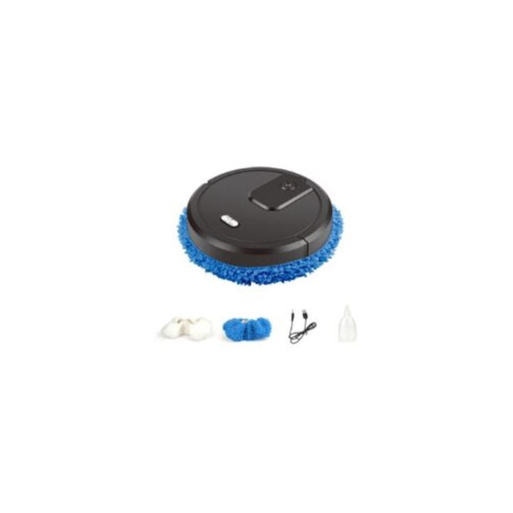 Aspirator robot 3 in 1 cu functie de spray si mopare uscat, curatare automata, multicolor, dimensiuni variate