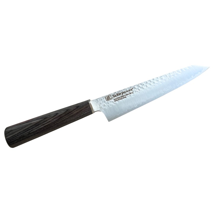 SEKIRYU Kiritsuke kés 150mm, VG-10 acél, pakkafa nyél, szürke