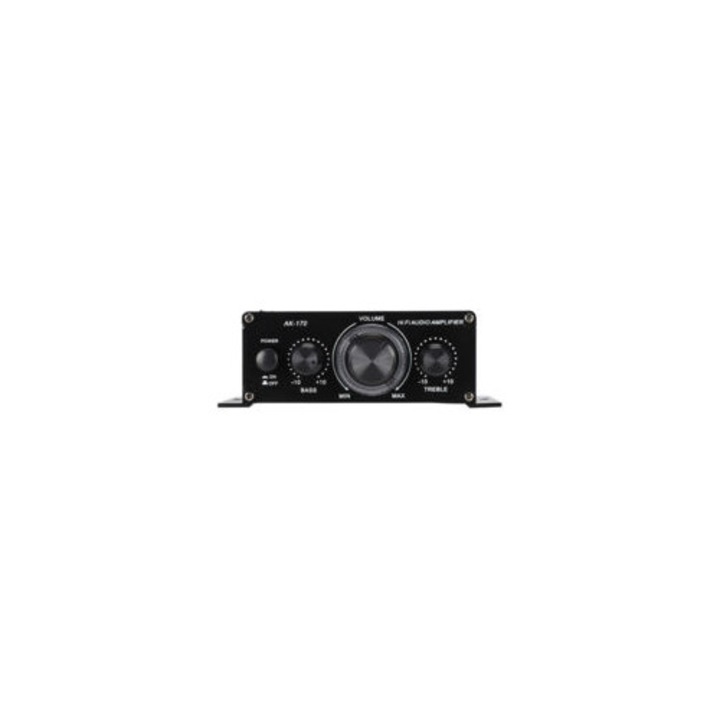 Teljesítményerősítő, 20W, 12V, alacsony torzítás, 47kHz, komplett készlet