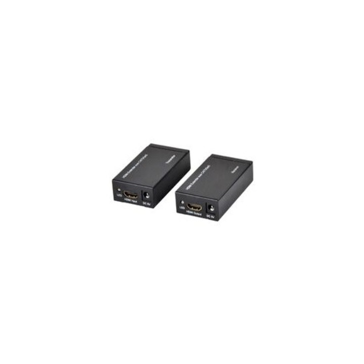 Extensor HDMI EW3715 pentru UTP, 60m, 1080p, 3D, 85x21x21x49mm