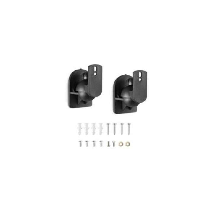 Suporturi pentru difuzoare, set de 2, capacitate maxima 3.5 kg, negru