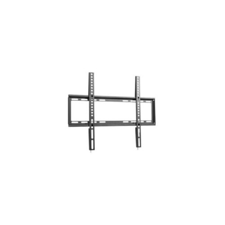 Fix TV tartó 32-55", fekete, 1.95cm faltól való távolság, 35kg teherbírás