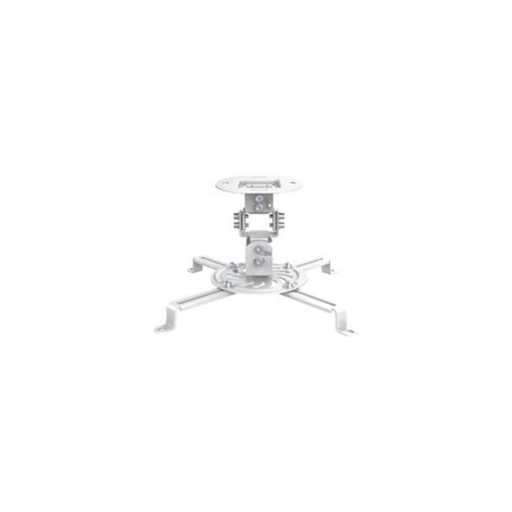 Suport reglabil pentru proiector, 15cm, alb, 360° ajustabil, 54-320mm