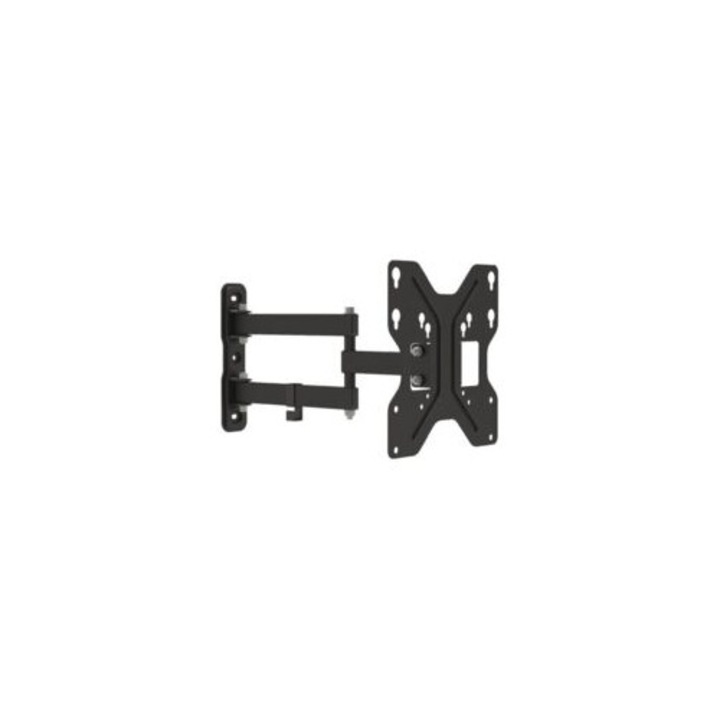TV tartó LCD/LED-hez, 23-42 hüvelyk, fekete, 240x230mm, teherbírás 30kg