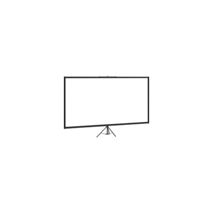 Hordozható vetítővászon 100 hüvelyk, 16:9, 4K HD, állítható, poliészter anyag, 200x250cm