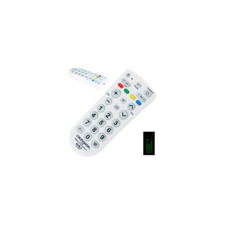 Telecomanda universala L208 pentru TV, DVB-T si SAT, functii multiple, culoare neagra