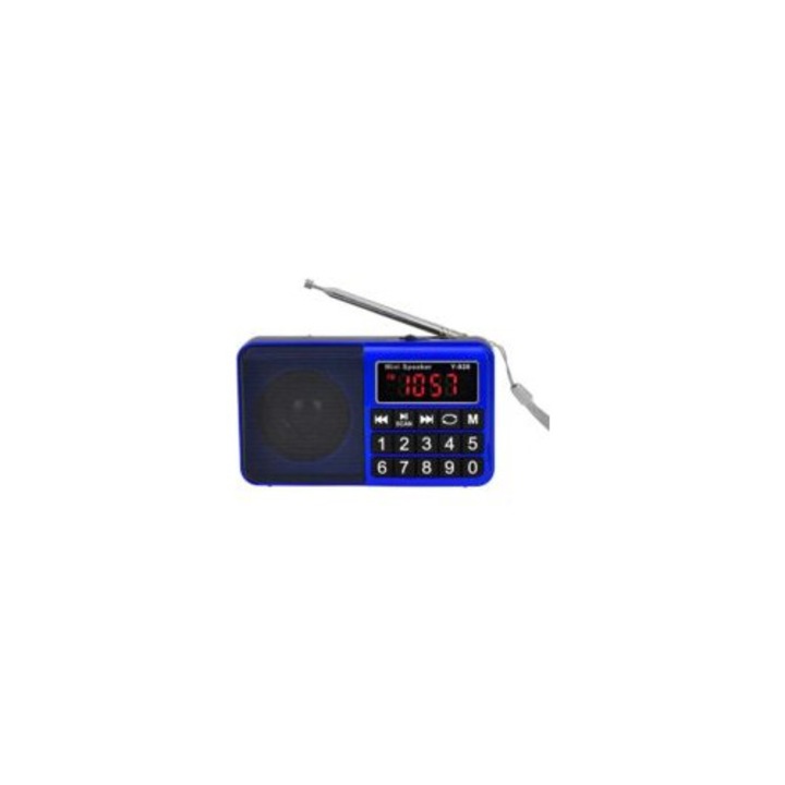 Преносимо радио AM/FM/SW, 1200 mAh, 3W, тегло 233g, с големи бутони, без марка