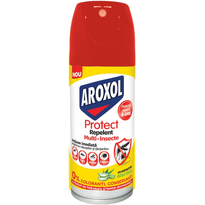 Spray Protect Repelent Multi-Insecte Capuse si Tantari, Aroxol, 100 ml
