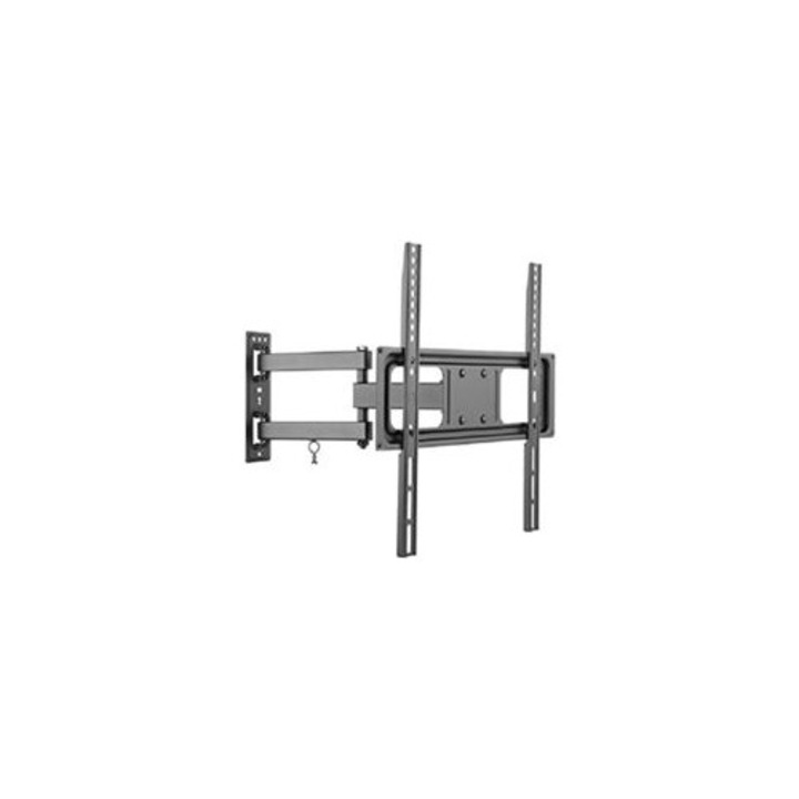 Suport TV pentru monitor 32-55", capacitate max. 35kg, brat dublu articulat, negru