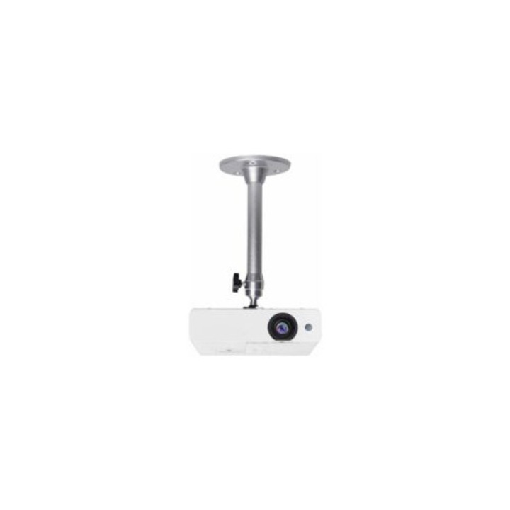 Suport de tavan pentru videoproiector, 3 kg capacitate, rotire 360°, unghi 90°, pentru videoproiectoare mini