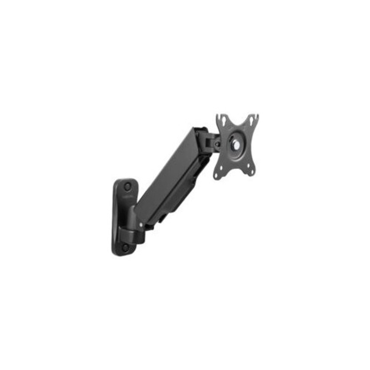 Suport TV perete pentru monitoare 17-32", mecanism cu arc de gaz, negru, 290mm