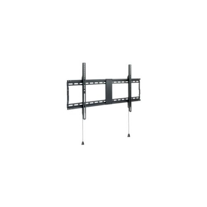 Fix TV tartó, 43"-90", fekete, 70 kg, 29mm faltól való távolság