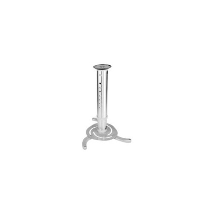 Suport de tavan pentru videoproiector, ajustabil 360°, capacitate 10 kg, argintiu, dimensiuni 130x1060mm
