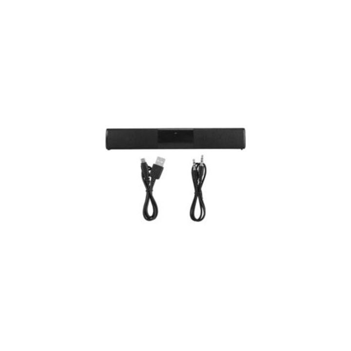 Soundbar, 4 hangszóró, Bluetooth, 3D sztereó, kompakt méretek