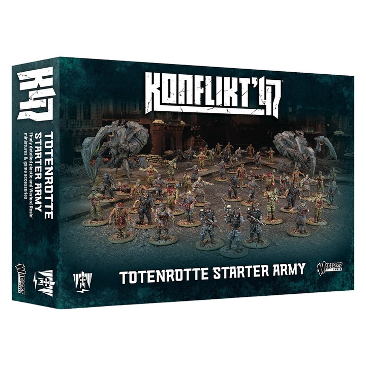 Konflikt '47 játékbővítmény, Axis Totenrotte Starter Army, Warlord Games, 48 összeszerelhető modell, szürke