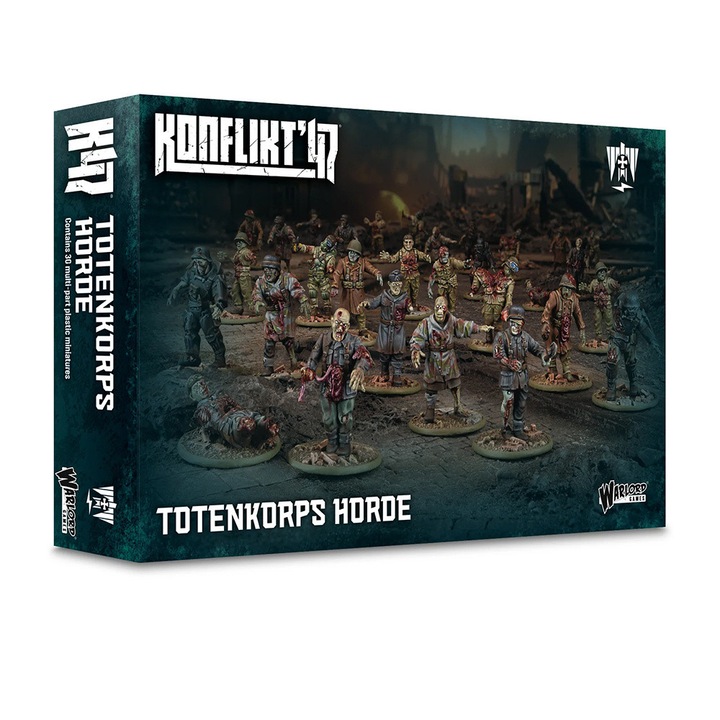 Konflikt '47 játékbővítmény, Axis Totenkorps Horda, Warlord Games, 30 összeszerelhető modell, szürke