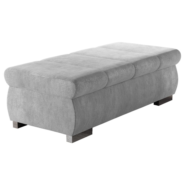 Taburet mare Kanton, MIRJAN 24, argint, 60x120x39 cm