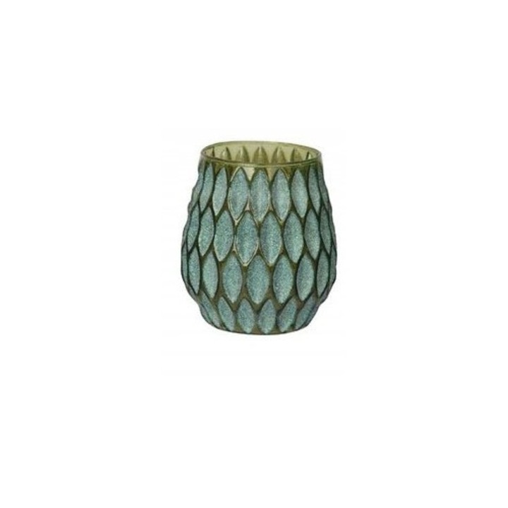 Lampion Bettin, verde, sticla, dimensiune M