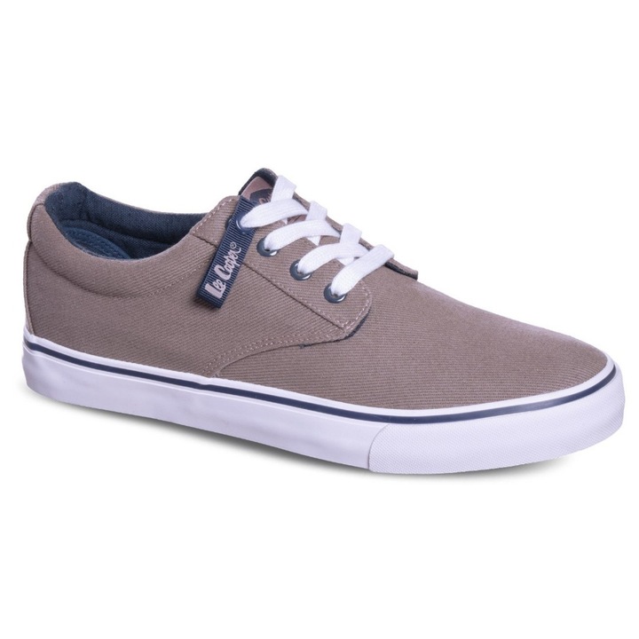 Lee Cooper Lee Cooper férfi szürke vászon tornacipő LCW-26--02-4085M 07835