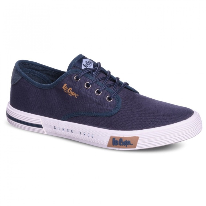 Lee Cooper Lee Cooper férfi kék vászon tornacipő LCW-26--02-4087M 07836