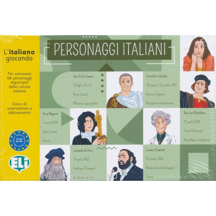 Personaggi italiani - L'italiano giocando (Társasjáték)