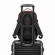 Пътническа раница, Zagatto ZG1117, Ръчен багаж 40x30x20 см, Раница за пътуване със самолет, Съвместима с Wizz Air, Ryanair, Отваряне на 90 градуса, Прикрепяща се към куфар, Водоустойчива, Капацитет 24L, Червена