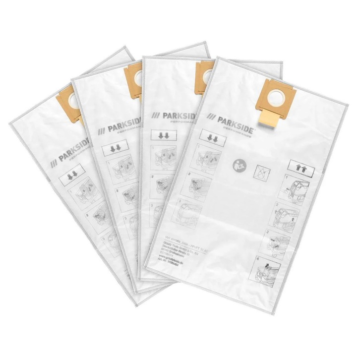 PARKSIDE PERFORMANCE® PPVFT 30 A1 - Vlies szűrőzsák (4 db)
