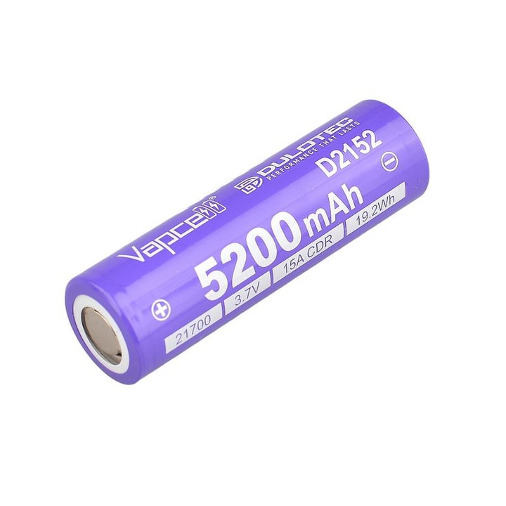 Baterie Vapcell Dulotec 21700 5200mAh 15A - D2152