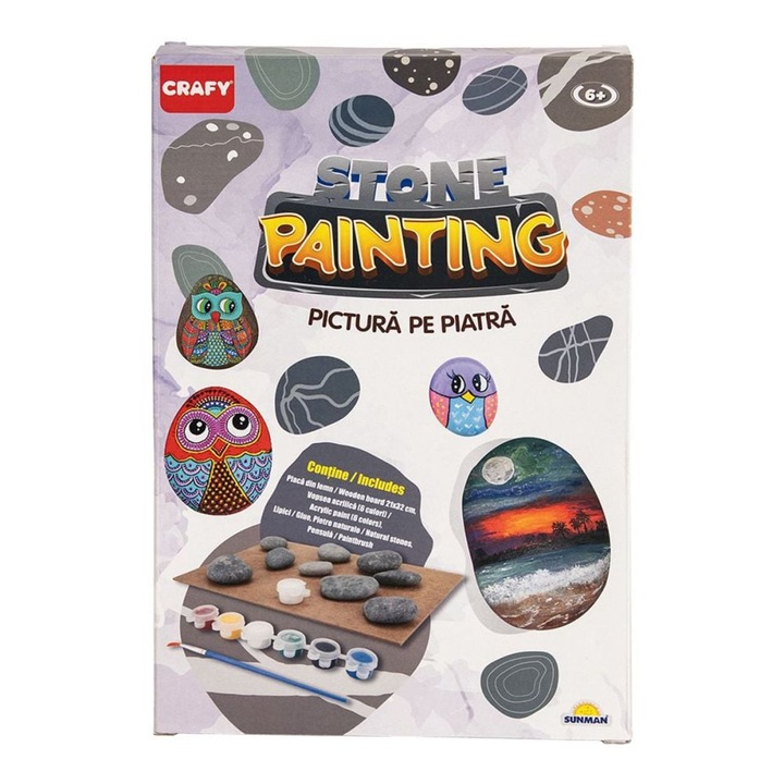 Set pictura pe pietre, Crafy S00003458