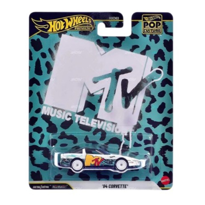 Chevrolet Corvette 1984 MTv 1:64 Hotwheels autómodell