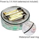 Lumina submersibila LED AIDUCHO, 16 culori, 100% impermeabila IP68, set 2 bucati, control de la distanta