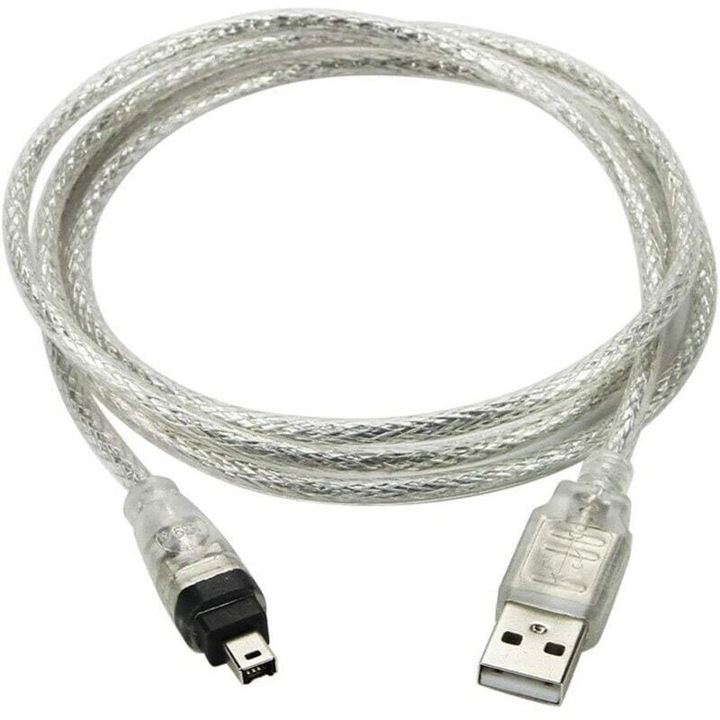 USB-FireWire 1394 adapter kábel, 100 cm, SONY DCR-TRV75E DV-hez