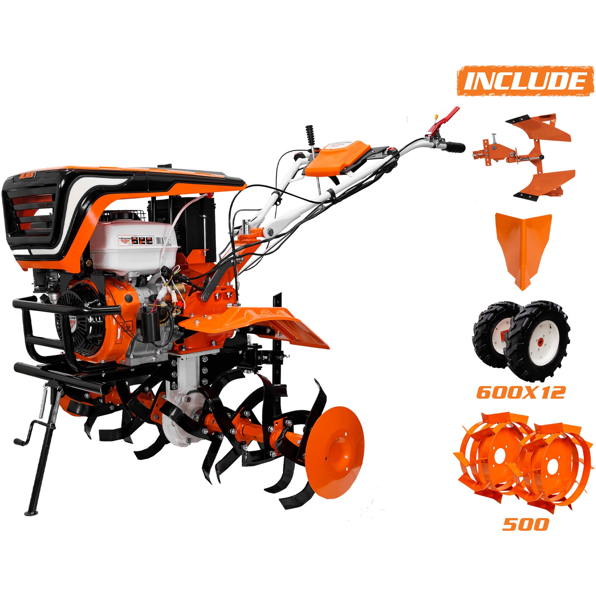 Motocultor Bruma 18CP BR918EDF Pornire Electrica si Diferential