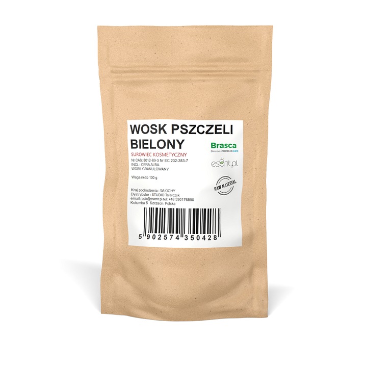 Granulált méhviasz, 100 g, BRASCA, kozmetikai, természetes emulgeálószer