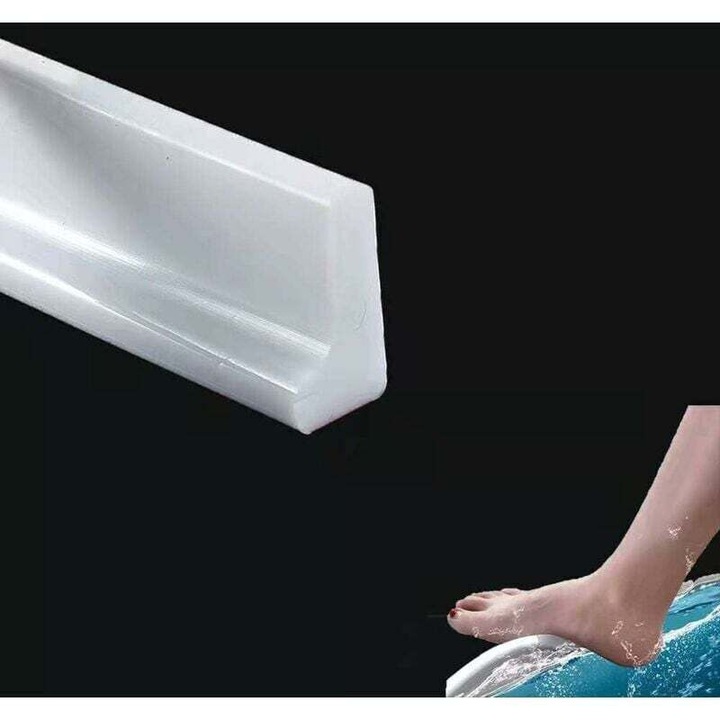 Bariera apa silicon pentru prag dus 2m, etansare baie, culoare transparenta