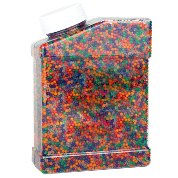 Set 20.000 Bile Gel Macvi, Cristale Decorative Multicolore 7-8 mm, Biodegradabile