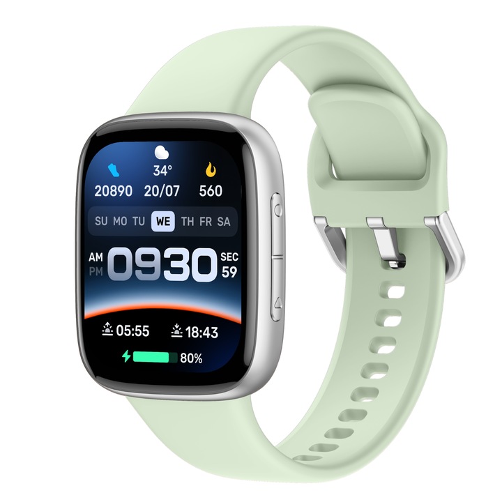 LUMAUDiO® AquaFit Okosóra, Vízálló, 7 napos üzemidő, Mentazöld