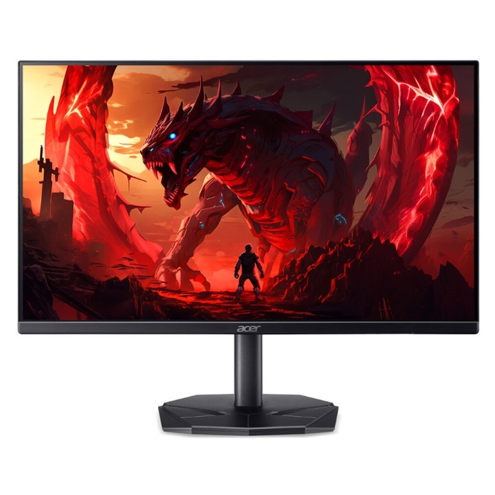 Монитор Acer Nitro Nitro KG240YP0bi, 23.8'' FHD (1920X1080) VA, ZeroFrame, FreeSync 144Hz, 1ms (VRB), 100M:1, 250nits, 99% sRGB, VGA, HDMI, Tilt, Energy Star, Vesa, Black UM.QX0EE.012