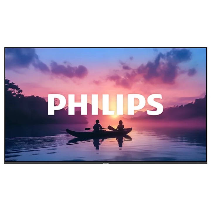 Телевизор Philips 24PHS6050/12, 24" HD DLED 1366x768p, 60Hz, DVB-T/T2/T2-HD/C/S/S2, HDR 10, HLG, Dolby Audio, Smart, Titan, Pixel Plus HD, 8GB, HDMI*3, USB*2, 802.11n, 12W RMS, Black 24PHS6050/12