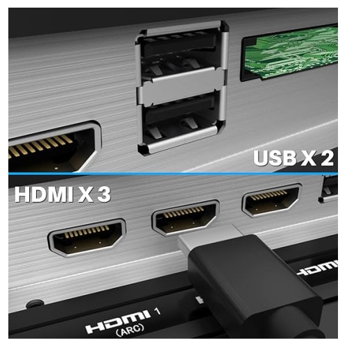 Televizor LED RCA, 40 inci (102 cm), Full HD, design fără ramă, tuner triplu, HDMI x3, USB x2