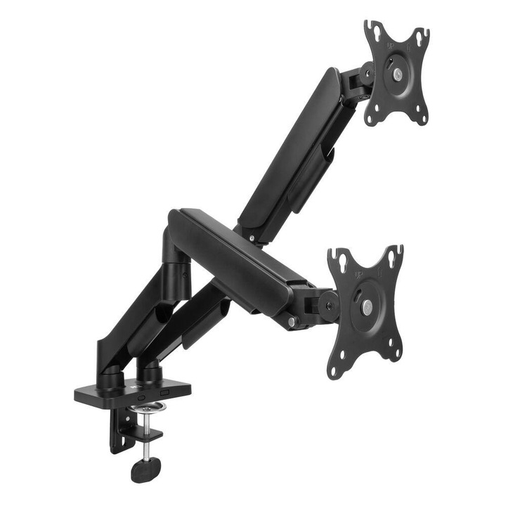 ACT asztalra szerelhető állvány 2 monitorhoz AC8314, állítható, 17" - 34", 9 kg, gázrugós EWENT-ACT-MON-AC8314