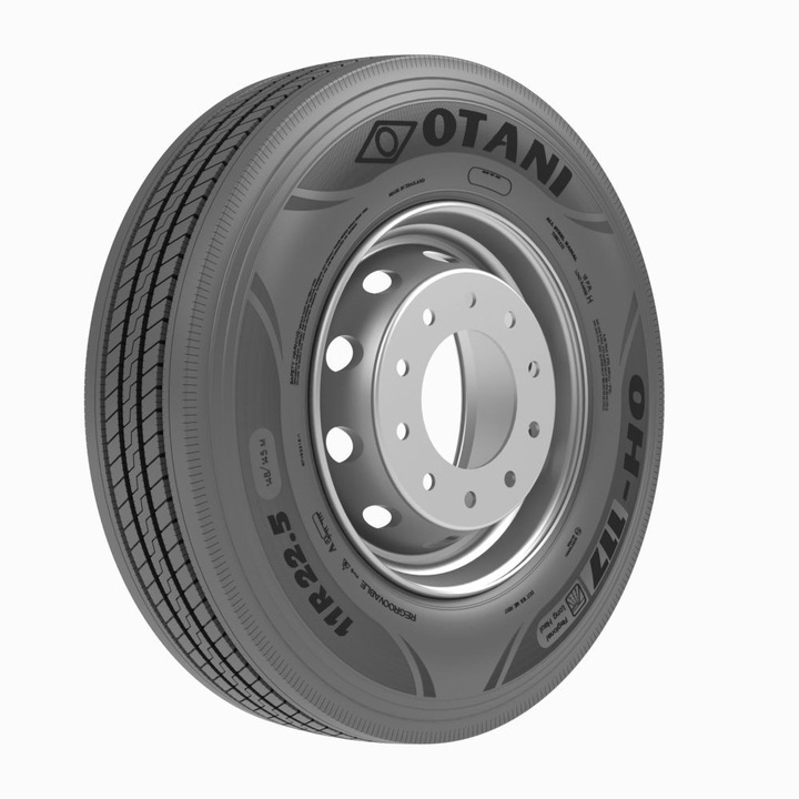 Anvelopa auto Otani 225/75 R17,5 129/127M OH-117 12PR, negru, 12PR