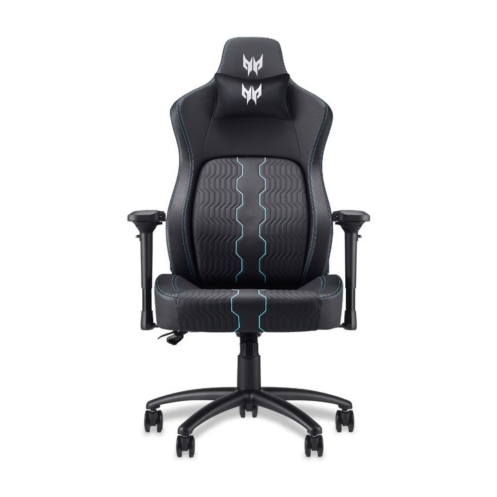 Scaun gaming Acer Predator Rift Pro, piele, reglabil, Negru